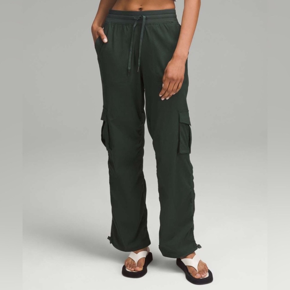 NWT - Lululemon Dance Studio Relaxed-Fit Mid-Rise Cargo Pant- Legacy Green